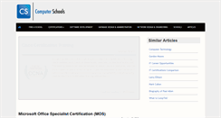 Desktop Screenshot of computer-schools.us