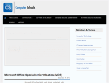 Tablet Screenshot of computer-schools.us